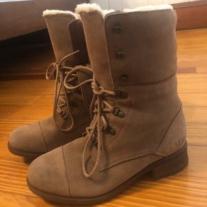 Ugg Suede Moto Boots